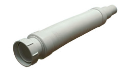 MRMF3N Труба гофрированная раздвижная (L425-1000мм, D65мм); вход 2"«мама», выход Дн=50/40мм