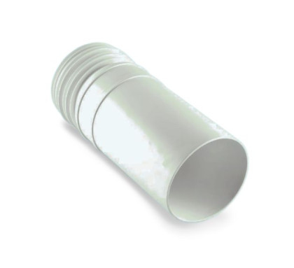 WC-MAC-EXT  Удлинитель (L200мм) фановой трубы с манжетой; вход Дн=110мм; выход вставляется внутрь 4