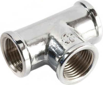 Lat Тройник    1/2 г/г/г хром GF