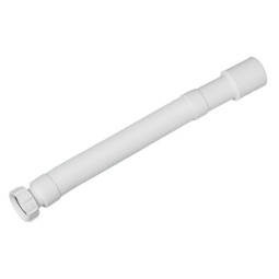 MRMF5 Труба гофрированная раздвижная (L430-1000мм, D40мм); вход 1 1/4"«мама», выход Дн=40/50мм