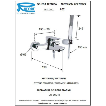 См-ль д/в REMER Infinity кор.нос + акс. RR i02