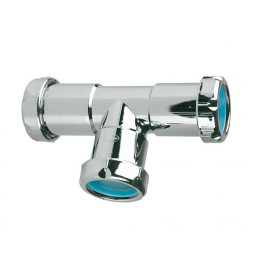 Тройник  11/2 A-129 хром пластик JIMTEN