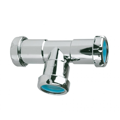 Тройник  11/2 A-129 хром пластик JIMTEN