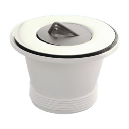 MRSKW4-2 Выпуск (85мм нержавеющая решетка) с пробкой под цепочку; выход 2"«папа»