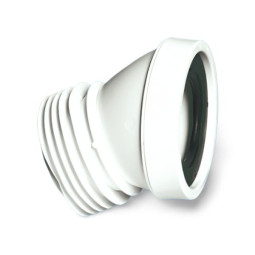 MRWC17 Фановая труба (L140мм) под углом 22° с манжетой; вход Ду=97-107мм, выход вставляется внутрь