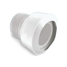 WC-MAC1-75 Прямая фановая труба (L140мм) с манжетой; вход Ду=97-107мм; выход вставляется внутрь 3"/