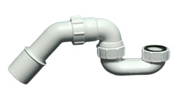 MRB7 Сифон трубный Р/S-образный (1 1/2"х40мм) без выпуска; высота 52мм; выход Дн=40/50мм