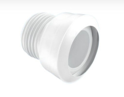 WC-MAC1-90 Прямая фановая труба (L140мм) с манжетой; вход Ду=97-107мм; выход вставляется внутрь 3?"