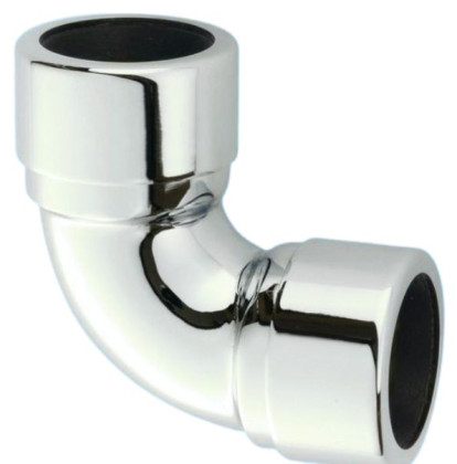 32A-CB Отвод на 90° латунный компрессионный Ду=32ммхДу=32мм; цвет-хром