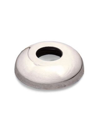 F32SS-CB Отражатель круглый (D85мм), металлический под 32мм трубу; цвет-хром