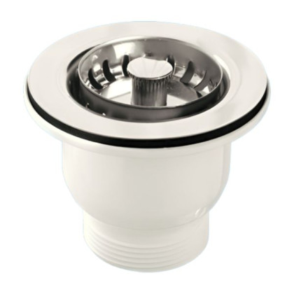 MRSKW5 Выпуск (85мм нержавеющая полированная решетка) с фильтрующей решеткой-пробкой; высота 70мм;