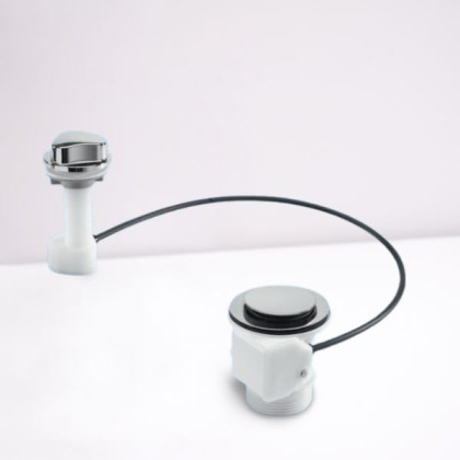 PUS70-CP Выпуск (70мм нержавеющая решетка) с автоматической (поворотного действия) пробкой; выход 1