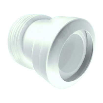 WC-MAC10 Фановая труба (L150мм) под углом 14° с манжетой; вход Ду=97-107мм; выход вставляется внутр