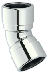 32B-CB Отвод на 135° латунный компрессионный Ду=32ммхДу=32мм; цвет-хром