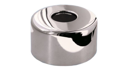 F32SS50-CB Отражатель круглый (D85мм), металлический, глубокий (50мм) под 32мм трубу; цвет-хром