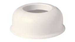 F40 Отражатель круглый (D80мм) под 40мм трубу; цвет-белый