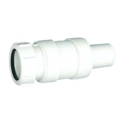 MFLEX-3240PC Труба гофрированная раздвижная (L138-187мм, D50мм); вход Дн=32мм, выход компрессионный