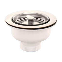 MRSKW7-2 Выпуск (113мм нержавеющая полированная решетка) с фильтрующей решеткой-пробкой; высота 70м