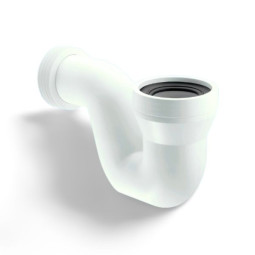 MRWC43 Фановая труба с гидрозатвором и манжетой; высота 190мм; вход Ду=97-107мм, выход горизонтальн