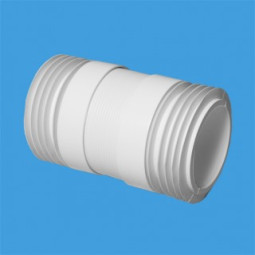 WCTR-F  Муфта раздвижная (L180-320мм) гофрированная с манжетой; вход/выход вставляется внутрь 4"/11