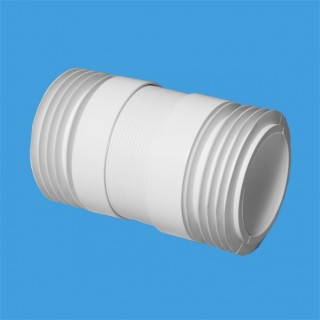 WCTR-F  Муфта раздвижная (L180-320мм) гофрированная с манжетой; вход/выход вставляется внутрь 4"/11