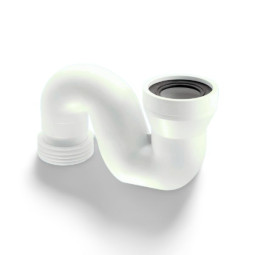 MRWC44 Фановая труба с гидрозатвором и манжетой; высота 205мм; вход Ду=97-107мм, выход вертикальный