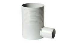 FD110-50 Водостокнапольный (без гидрозатвора); высота 78-158мм; вход Дн=110мм, выход Дн=50мм