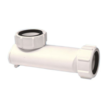 WHB1-32 Горизонтальный самозакрывающийся сливной клапан ("сухой" сифон); вход 1 1/4"«мама», выход к