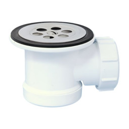 MRBT70-40 Сифон бутылочный универсальный (70мм нержавеющая решетка); выход компрессионный Ду=40мм