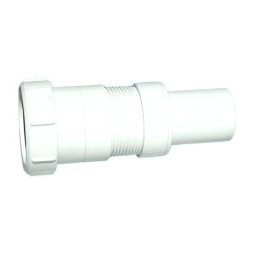 MFLEX-4050PC Труба гофрированная раздвижная (L151-200мм, D50мм); вход Дн=40мм, выход компрессионный