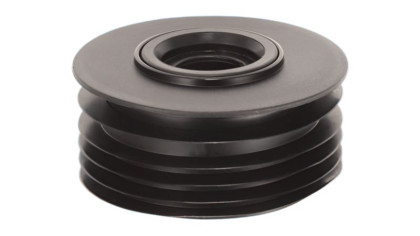 MRDC2-BL Переходник с 110мм (вставляется внутрь 4"/110мм трубы) на Ду=32/40мм; цвет-чёрный