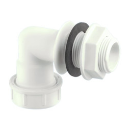 R5M Муфта переходная на 90° компрессионная с Ду=19-23мм на 3/4"«папа» в комплекте с контргайкой и п