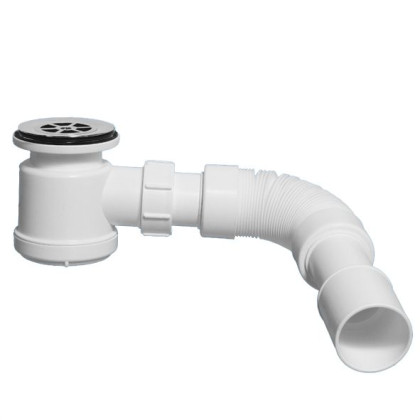 MRS2CB-F Сифон бутылочный для поддона (сливное отверстие 50-60мм) с латунными выпуском (D70мм, H35м