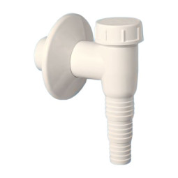 WMV-32WH  Адаптер для подключения слива бытовой техники с обратным клапаном (полимерный шарик) и от