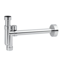 CAT32V-CB Сифон трубный P-образный (1 1/4"х32мм) без выпуска с вентиляционным клапаном, отводной тр