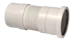 MRF-PS Муфта раздвижная (L250-350мм) гофрированная; вход Ду=110мм под раструбное соединение, выход