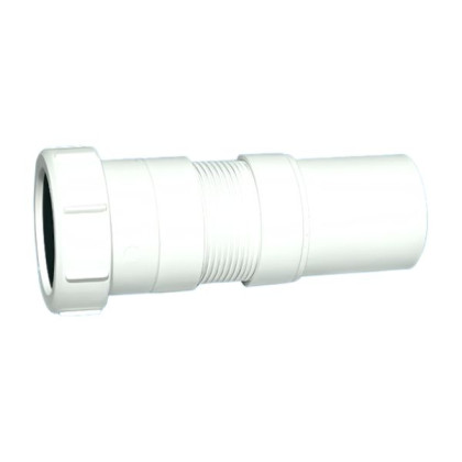 MFLEX-50PC Труба гофрированная раздвижная (L153-200мм, D50мм); вход Дн=50мм, выход компрессионный Д