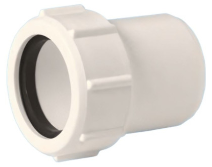4032J-WH Переходный элемент компрессионный с Ду=32мм на Дн=40мм; цвет-белый