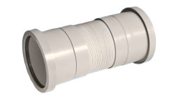 MRF-SS Муфта раздвижная (L260-390мм) гофрированная; вход/выходДу=110мм под раструбное соединение; ц