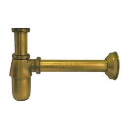 MR3237-AB-NW Сифон бутылочный (1 1/4"х32мм) металлический без выпуска цвет-античная бронза