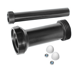 FP45R-KIT3  Соединительный элемент (L304мм; вход/выход=45/59мм) для инсталяций с манжетой, крепежны