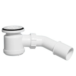 MRS2W Сифон бутылочный для поддона (сливное отверстие 50-60мм) с выпуском (D70мм, H35мм) и сливной