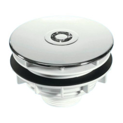 MRSW3-CP Выпуск D113мм с фильтрующей решеткой, "грибком" (дизайн "мерседес") и контргайкой для подд