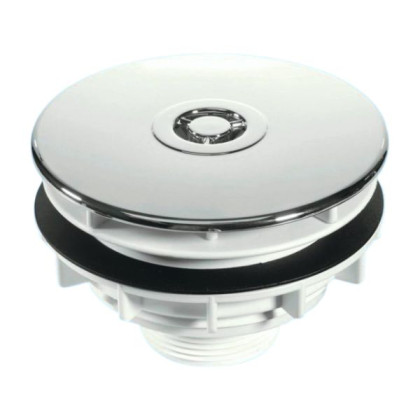 MRSW3-CP Выпуск D113мм с фильтрующей решеткой, "грибком" (дизайн "мерседес") и контргайкой для подд