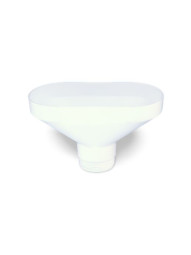 FUNNEL-B Овальная (170ммх85мм) приемная воронка; выход 1 1/2"«папа»