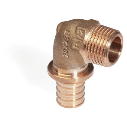 Rehau Уголок НР 25-R 3/4 RX бронза