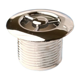 SG-25CP Декоративная решетка (L25мм, D41мм, дизайн "мерседес") под круглое отверстие перелива раков