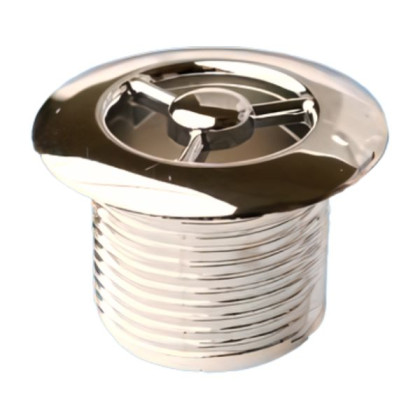 SG-25CP Декоративная решетка (L25мм, D41мм, дизайн "мерседес") под круглое отверстие перелива раков