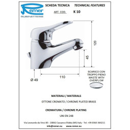 См-ль д/ум-ка REMER Kiss + д/клапан RR K10