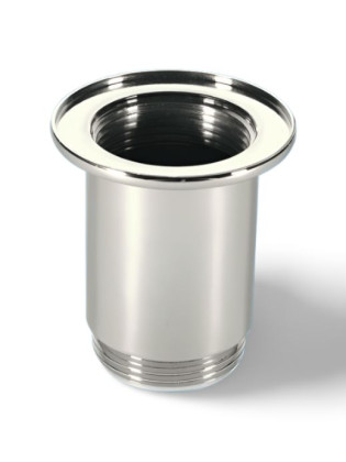 GWAL-CB Удлинитель (1 1/4"«мама»х1 1/4"«папа») металлический для выпуска; высота 55мм; цвет-хром